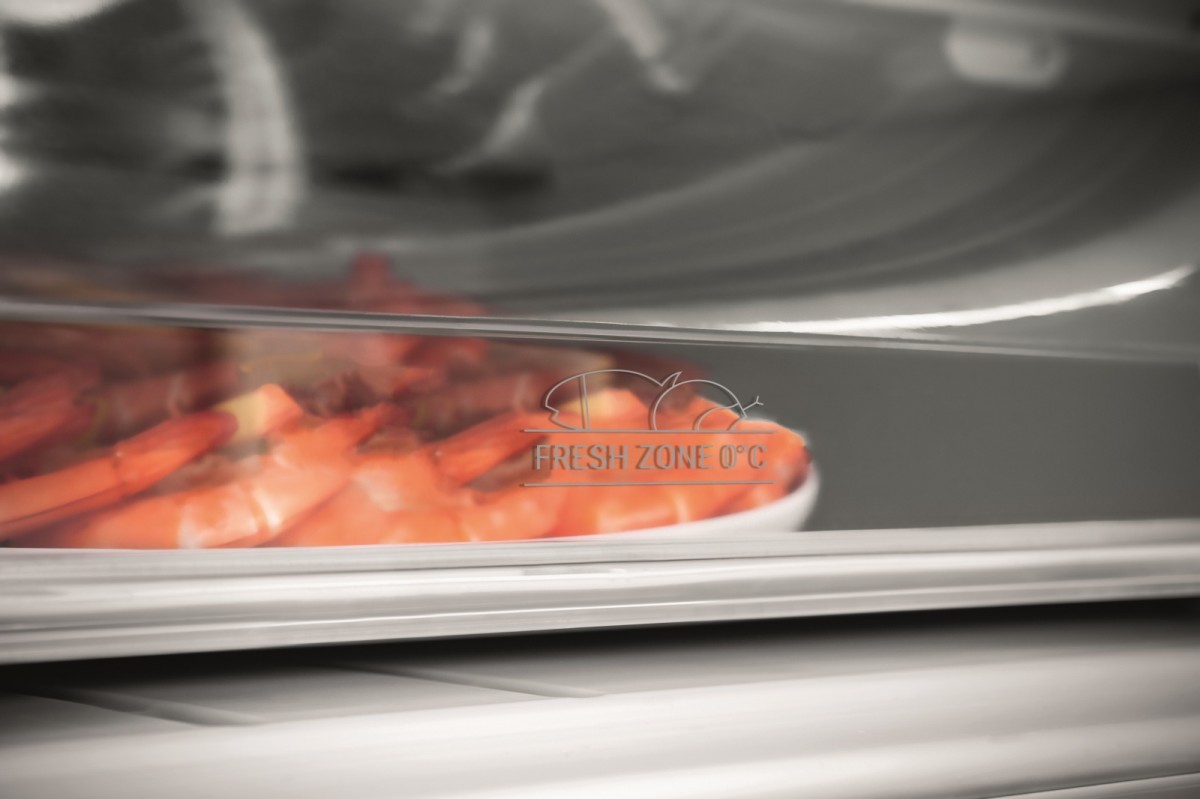 Laisvai pastatomas, šaldytuvas su šaldikliu apačioje hotpoint ha70be 973 x, rankinis atitirpinimas