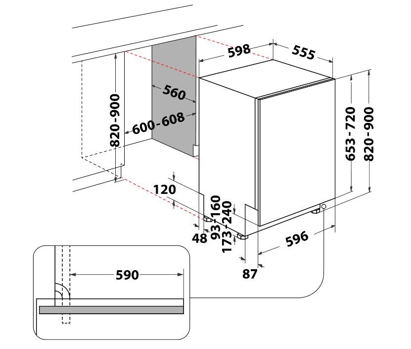 Indaplovė indesit d2i hd526