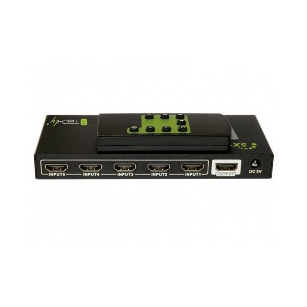 Jungiklis techly 5 prievadų hdmi 5x1 4k*30hz