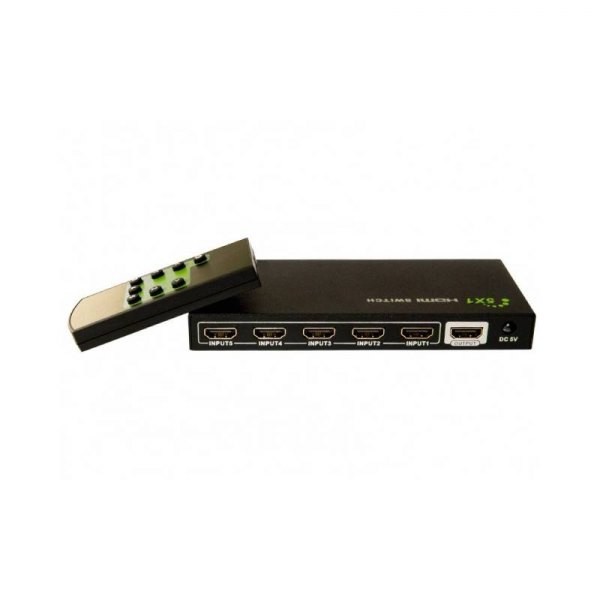 Jungiklis techly 5 prievadų hdmi 5x1 4k*30hz