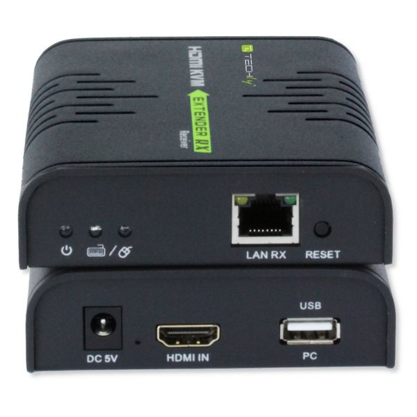Priedas ilgiklis kvm techly hdmi+usb cat5e/6 iki 120m