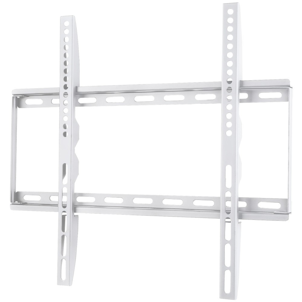 Plonas baltas televizoriaus sieninis laikiklis 23-55 colių led/lcd iki 45 kg