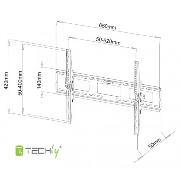 Tv laikiklis techly ica-plb-131l 40-65”