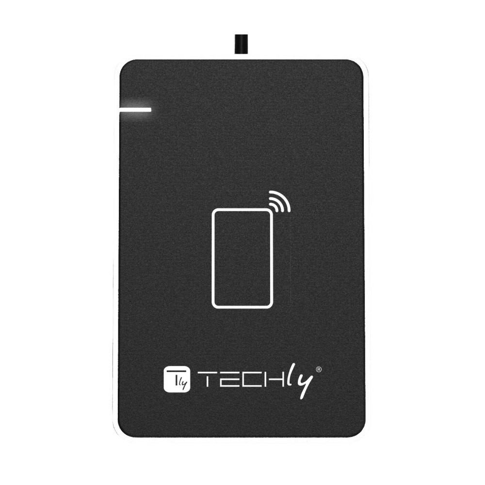 Bekontaktis smart card skaitytuvas techly nfc rfid 13.56 mhz, usb 2.0