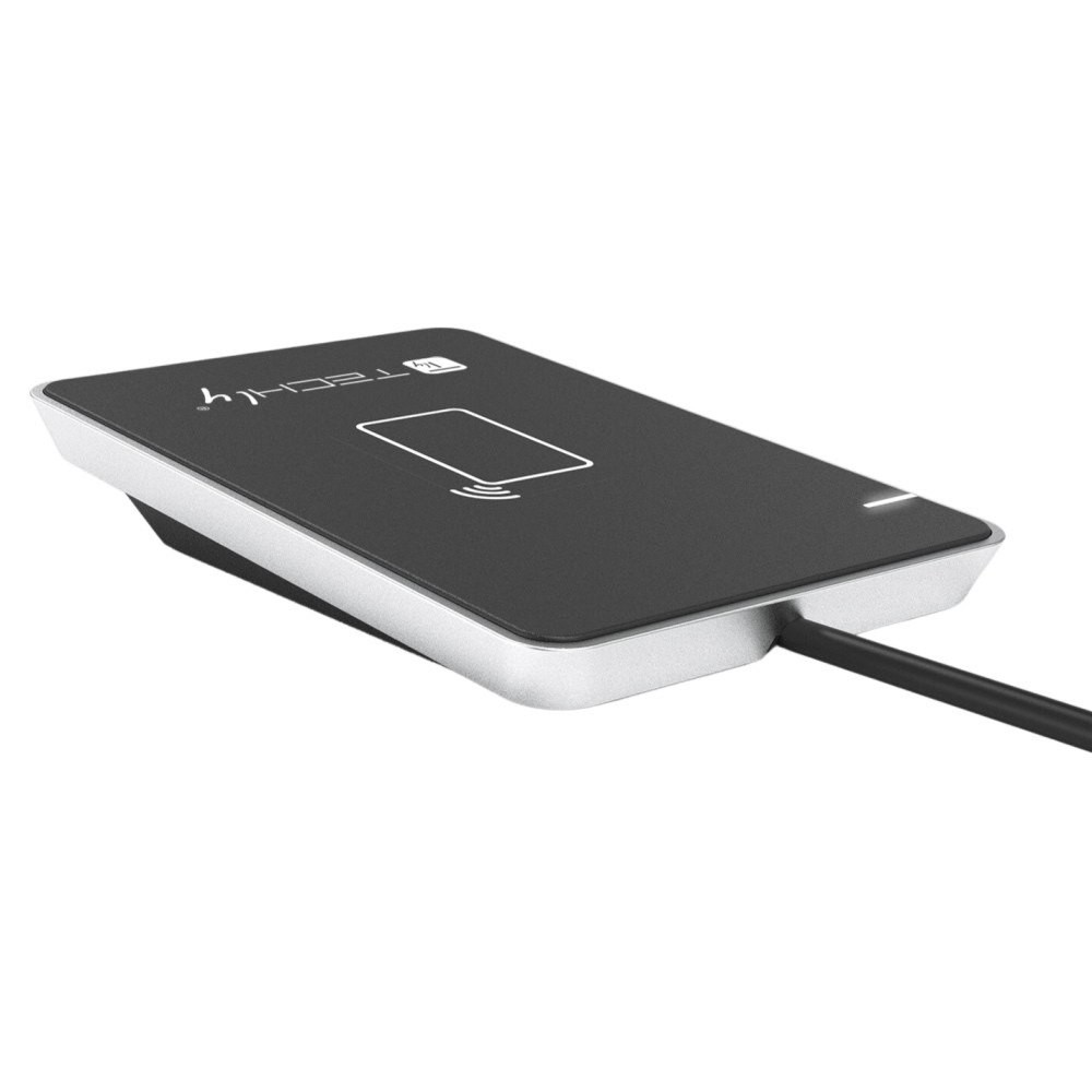 Bekontaktis smart card skaitytuvas techly nfc rfid 13.56 mhz, usb 2.0