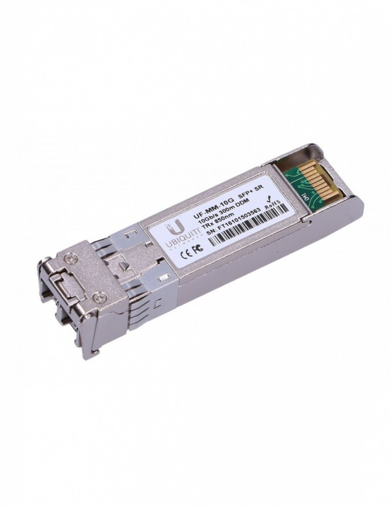 Ubiquiti modulis sfp+ duplex lc, mm, 850nm, 10gbps, 300m, pilkas