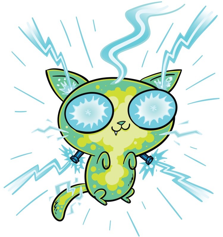 Stalo žaidimas rebel exploding kitties: zombies, pl