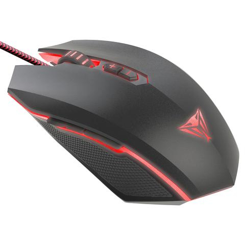 Laidinė pelė patriott viper v530, juoda/ raudona