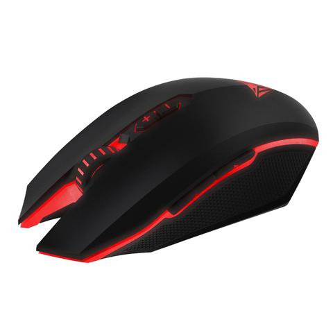 Laidinė pelė patriott viper v530, juoda/ raudona