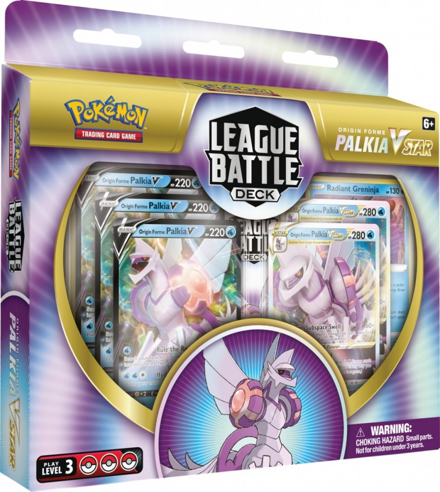 Stalo žaidimas pokémon tcg origin forme palkia vstar league battle deck, en