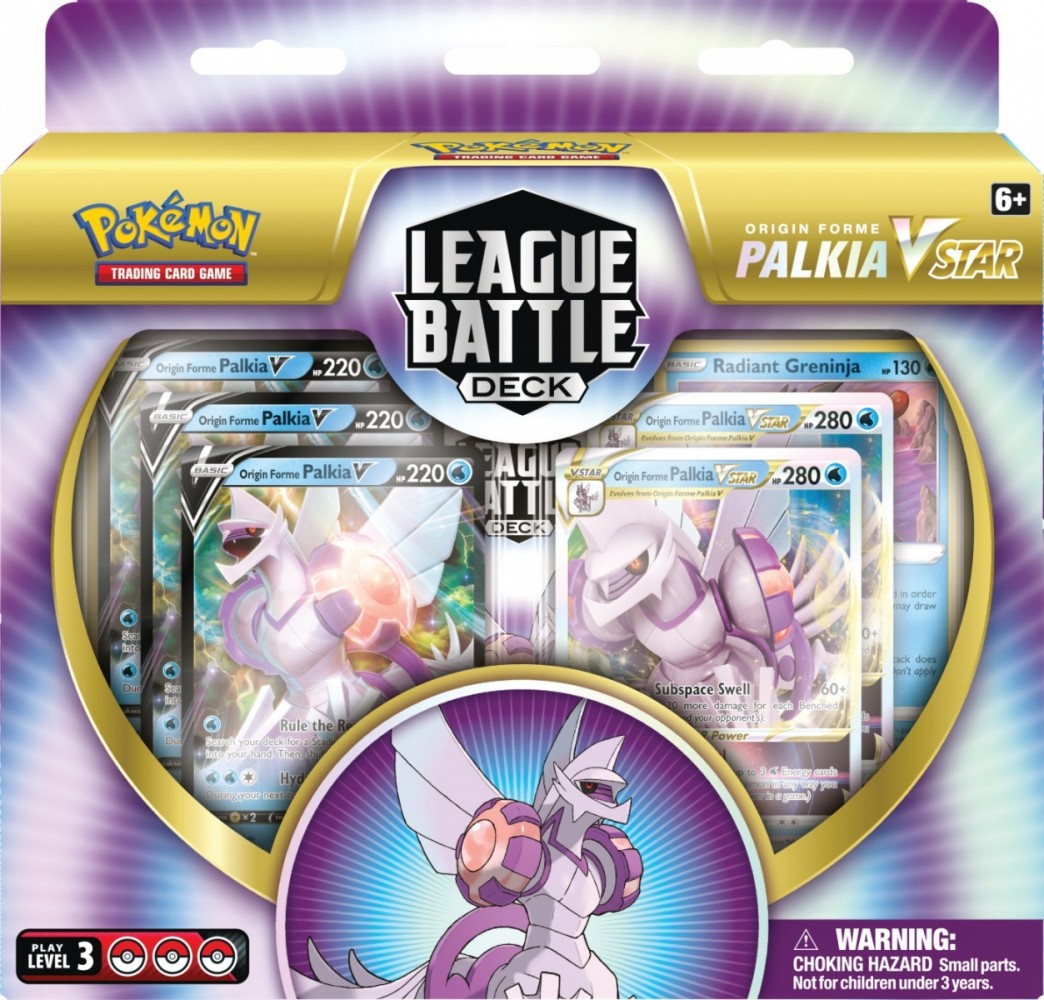 Stalo žaidimas pokémon tcg origin forme palkia vstar league battle deck, en