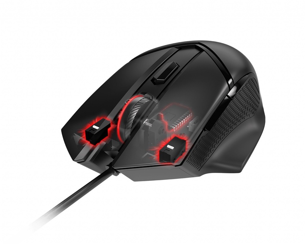 Laidinė pelė msi clutch gm20, juoda