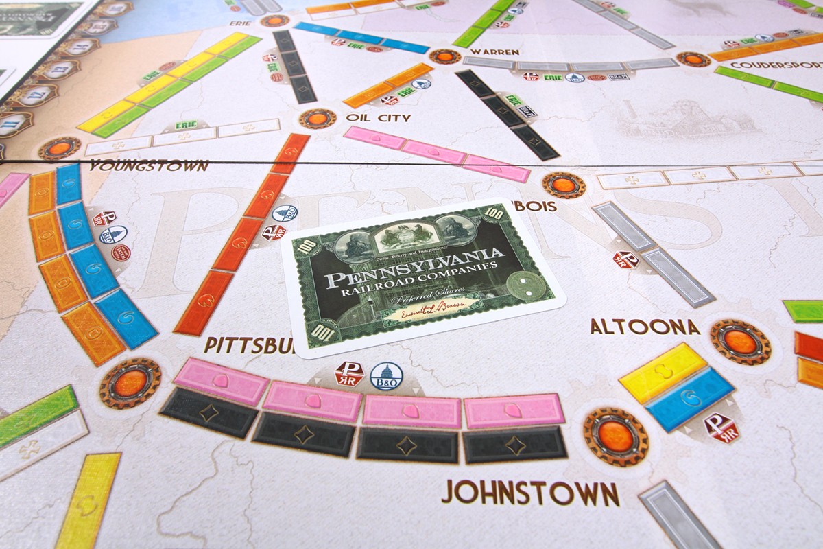 Stalo žaidimas rebel game take the train map collection 5 pennsylvania