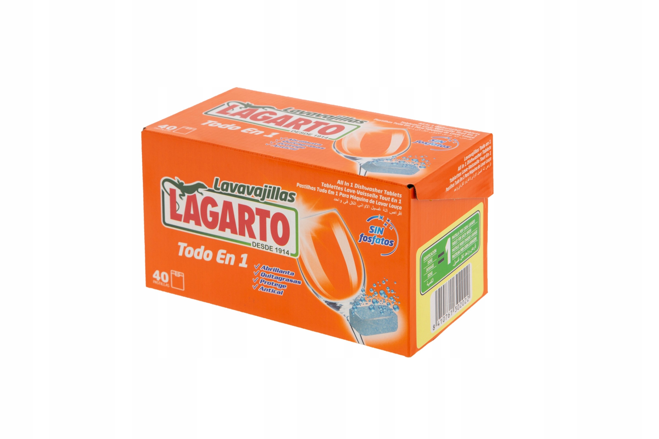 Lagarto indaplovės kapsulės, 40 vnt