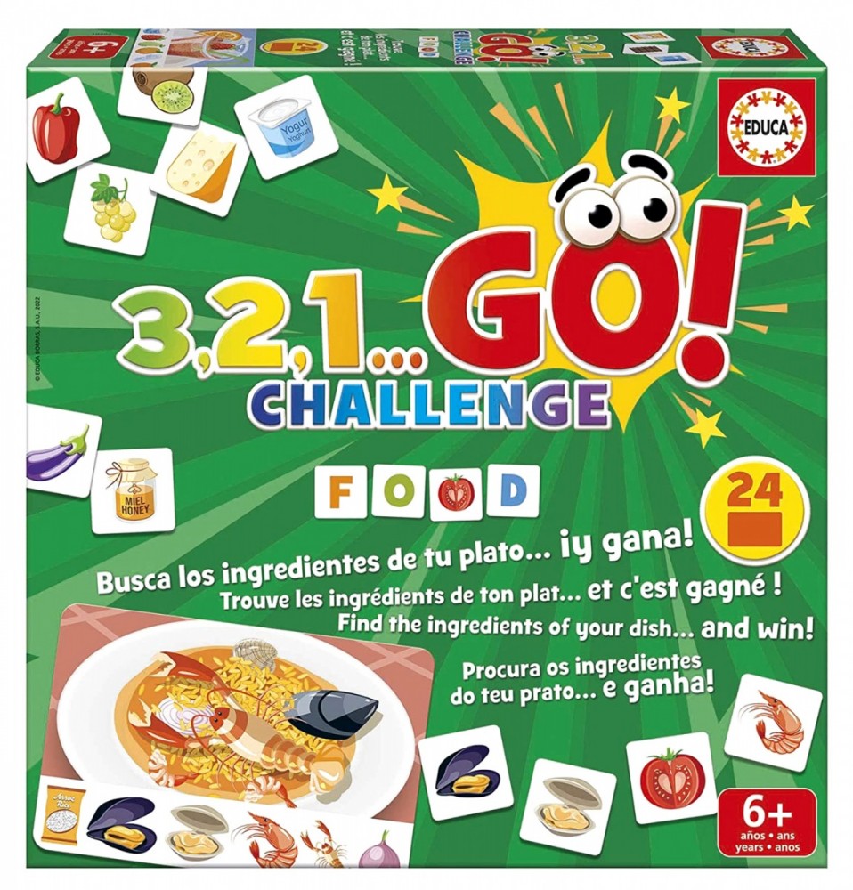 Stalo žaidimas educa 3,2,1 go challenge, fr, en, native