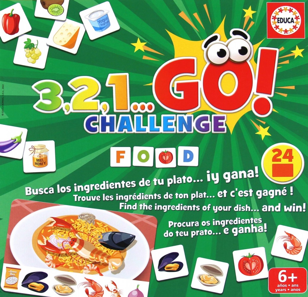 Stalo žaidimas educa 3,2,1 go challenge, fr, en, native