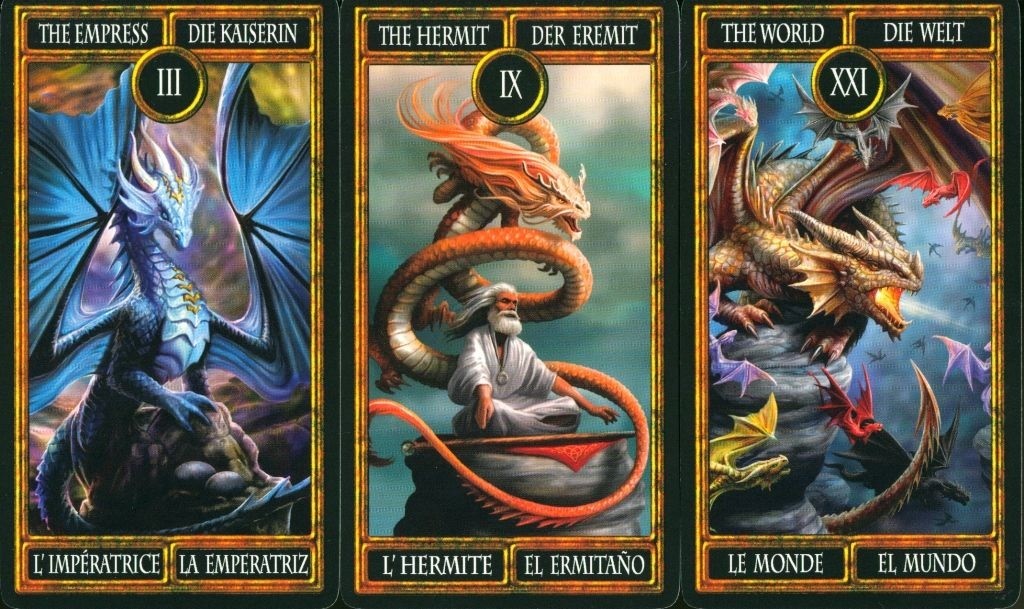 Anne stokes dragon taro kortos
