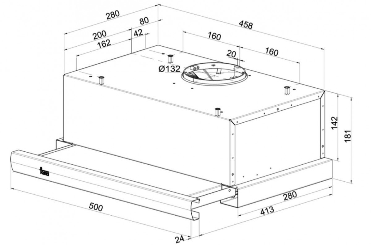 Gartraukis teka tl 1-52