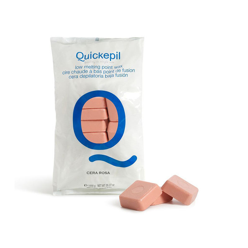 Kietasis vaškas rožinės spalvos Quickepil, 1000 g