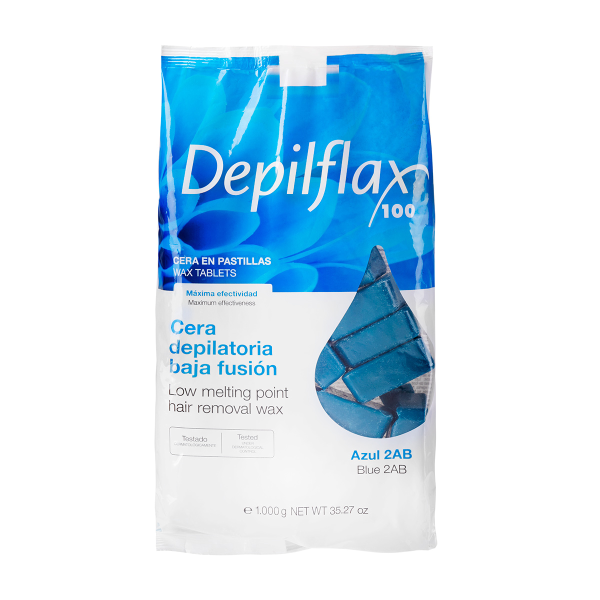 Depiliacijos vaškas Depilflax Hard Azulen, 1 kg