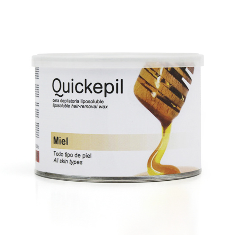 QUICKEPIL medaus vaškas depiliacijai skardinėje, 400 ml