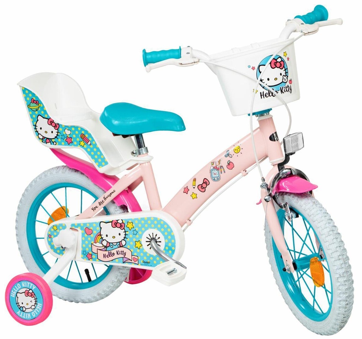 Vaikiškas dviratis 14 hello kitty toimsa 1449, rožinis