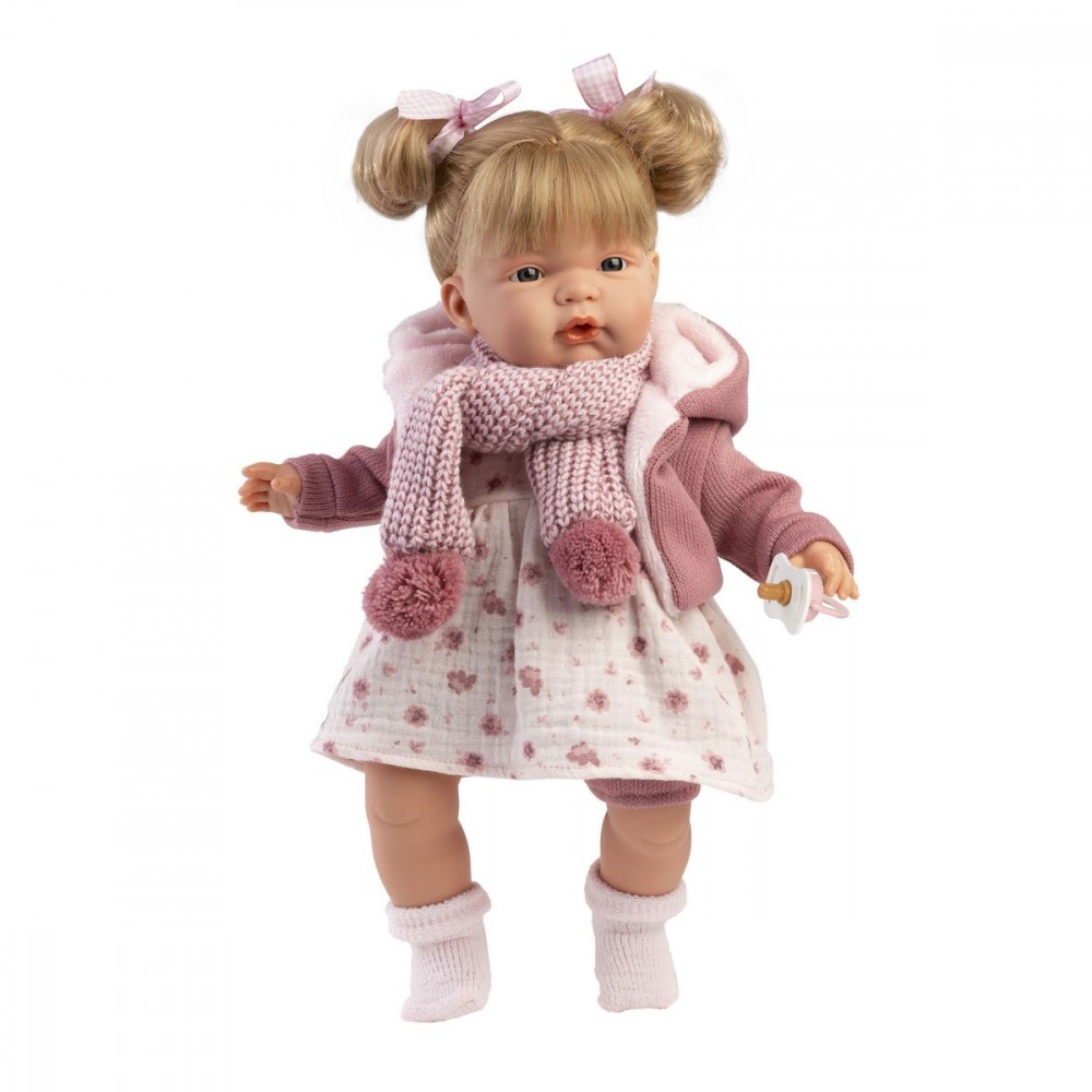 Lėlė su garsais joelle llorens, 38 cm