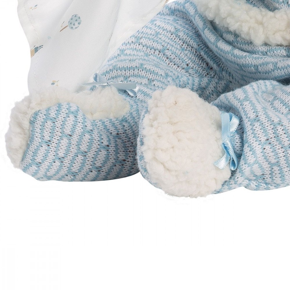 Lėlė kūdikis berniukas nico su pagalvėle llorens 73859, 38 cm