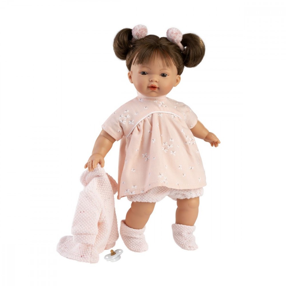 Lėlė vera su garsu llorens, 33 cm