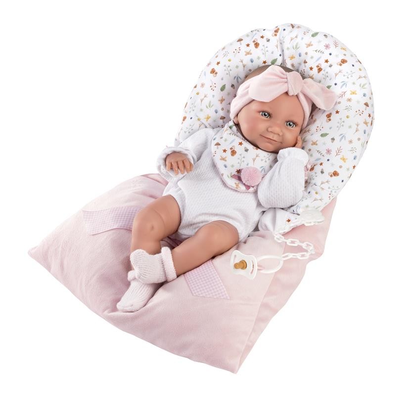 Lėlė kūdikis llorens tina su miegmaišiu 73801, 40 cm
