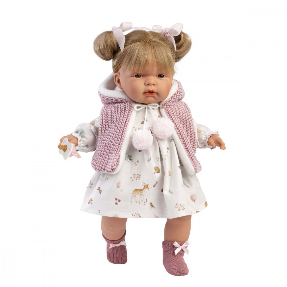 Lėlė su garsais joelle llorens, 38 cm