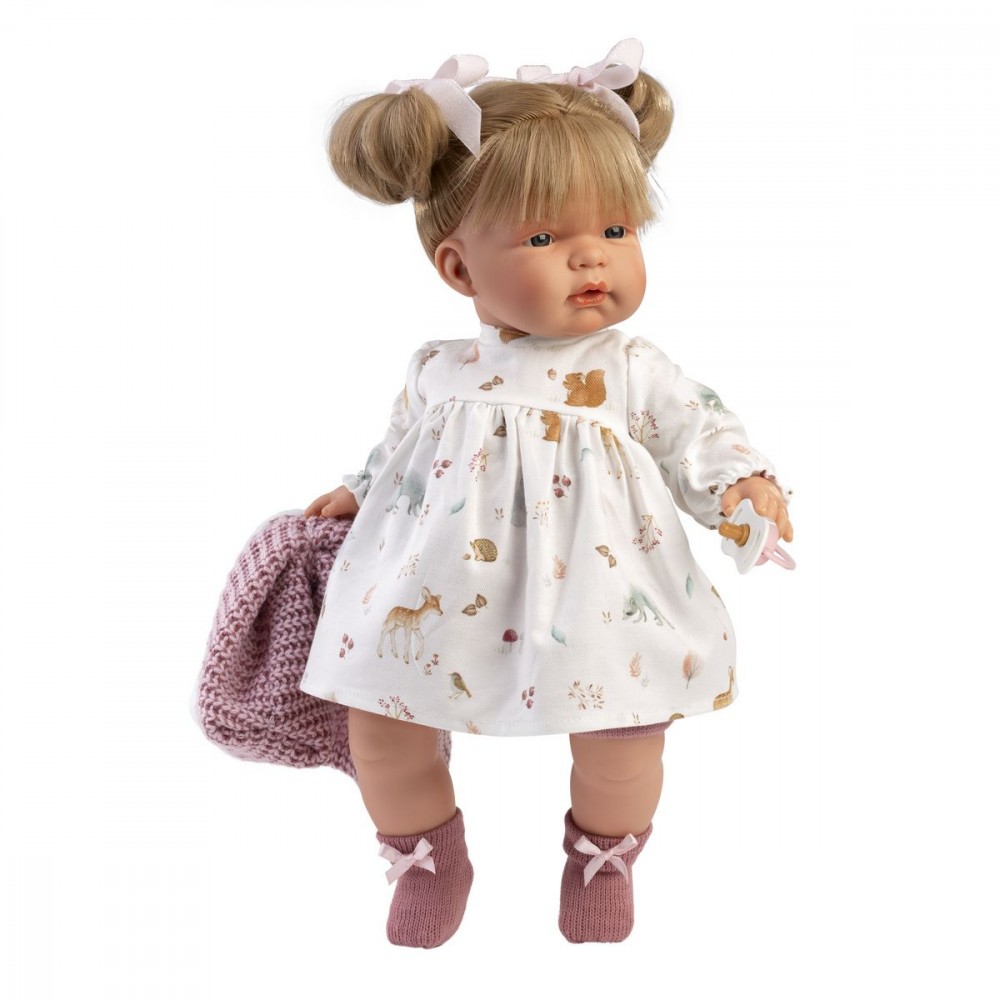 Lėlė su garsais joelle llorens, 38 cm