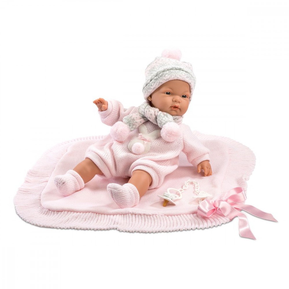Lėlė su pleduku joelle llorens, 38938, 38 cm