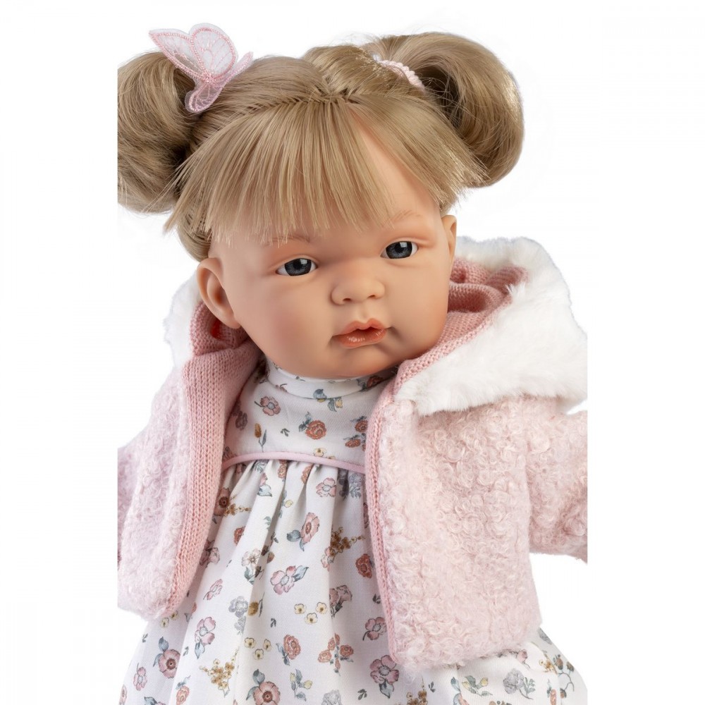 Lėlė su garsais joelle llorens, 38 cm