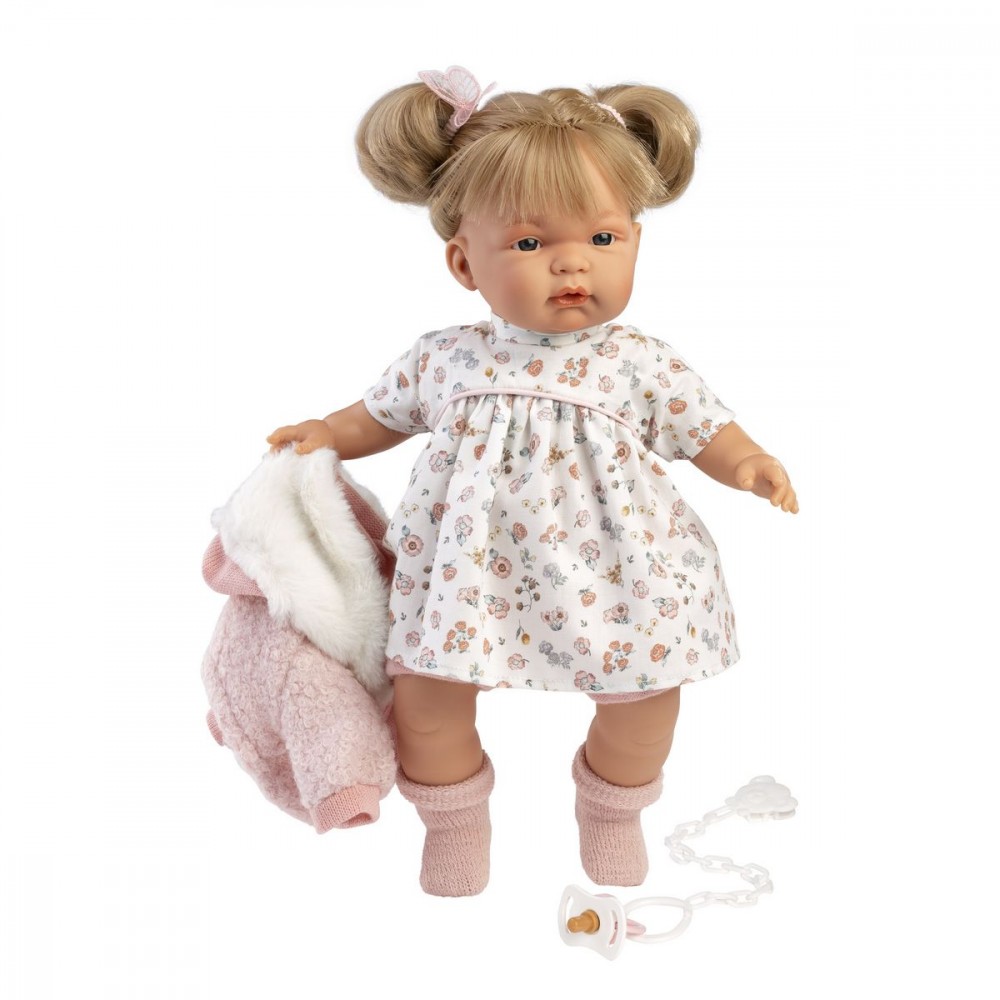 Lėlė su garsais joelle llorens, 38 cm
