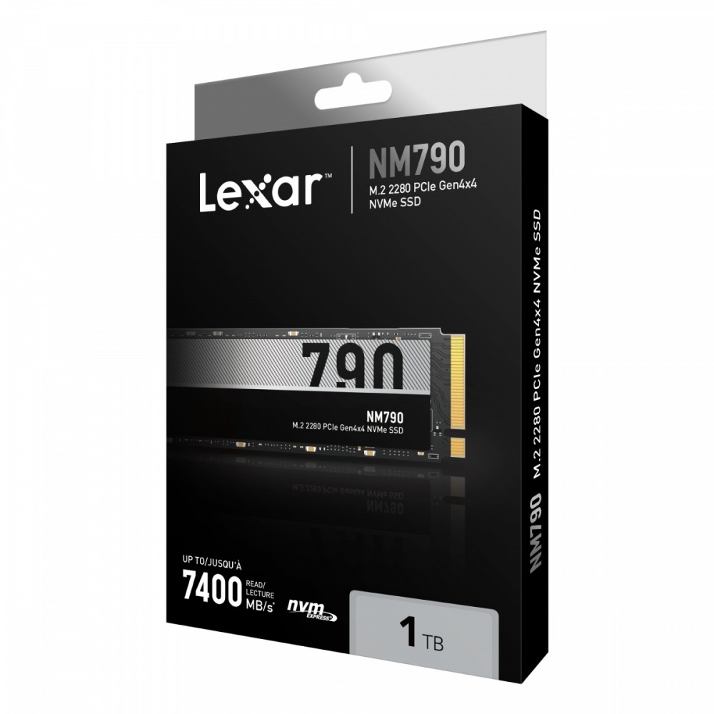 Ssd vidinis kietasis diskas lexar nm790 1tb m.2 2280 (lnm790x001t-rnnng)