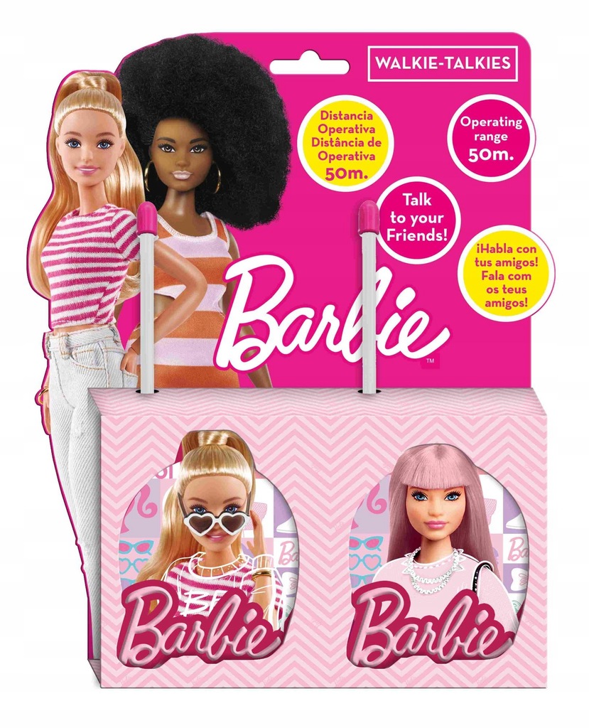 Walkie talkie racijos vaikams barbie bb00021