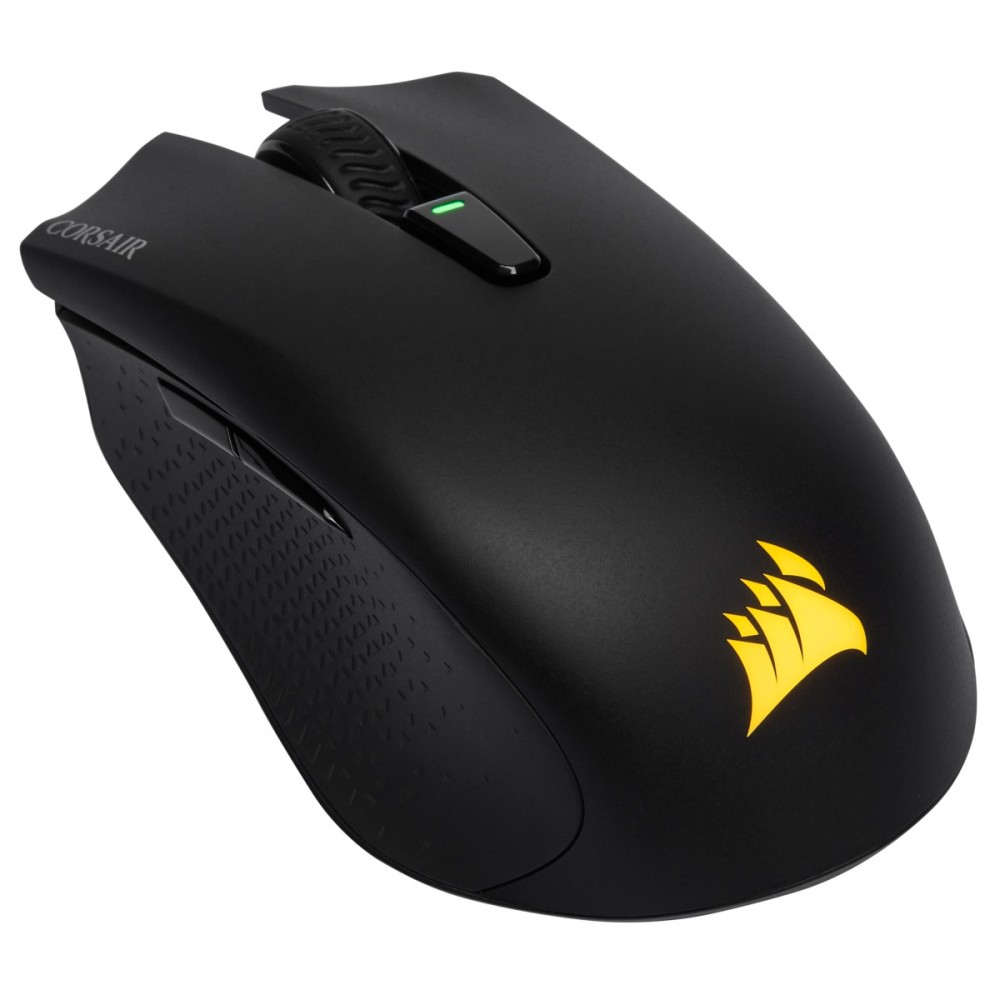Žaidimų pelė corsair harpoon rgb wireless, juodas