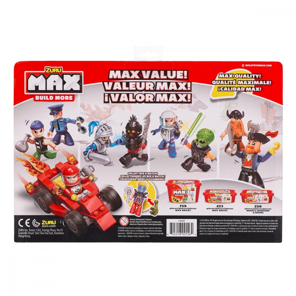 Figūrėlių rinkinys su priedais zuru max build