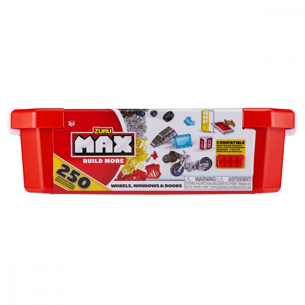 Statybinės kaladėlės vaikams zuru maxbuild 8353, 250 vnt