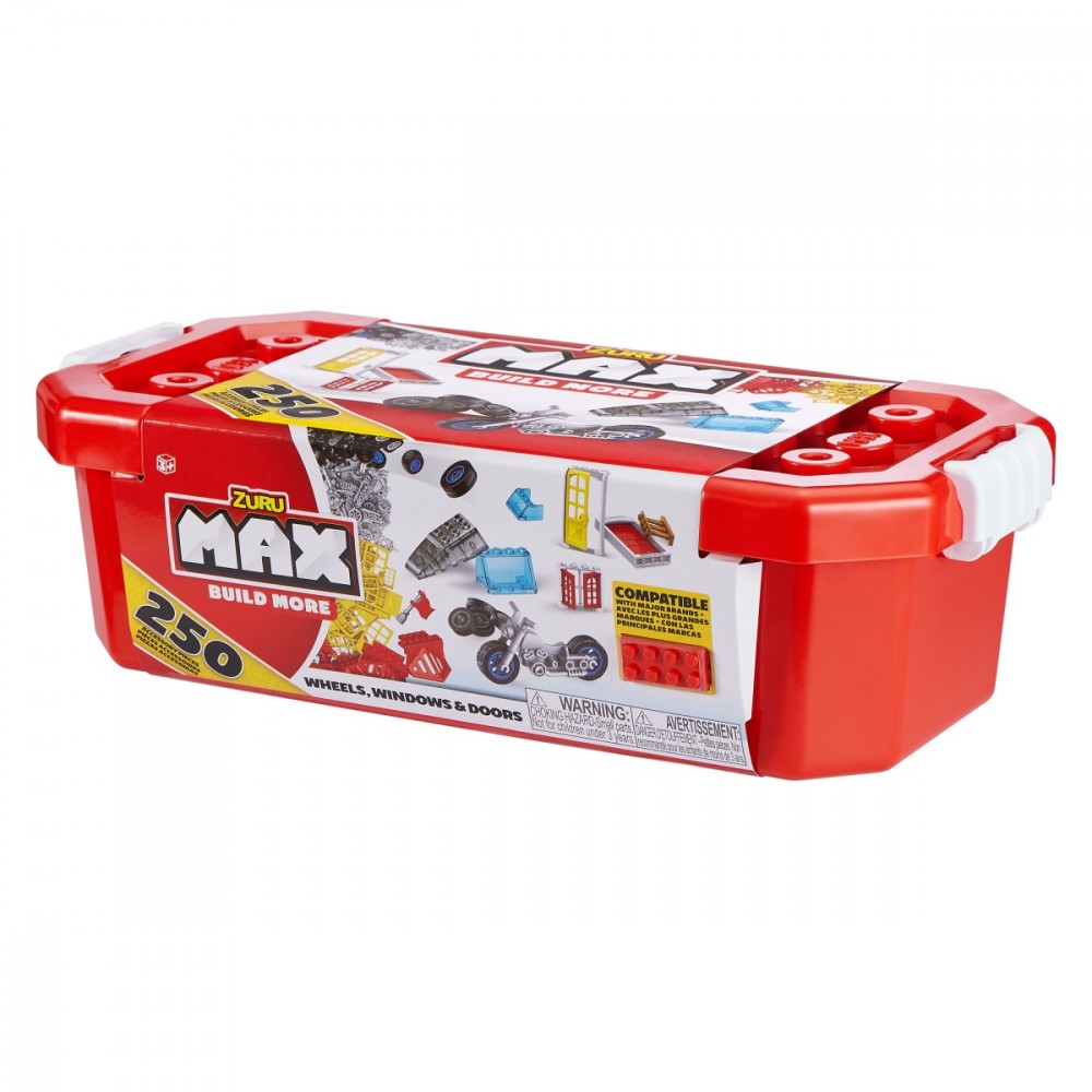 Statybinės kaladėlės vaikams zuru maxbuild 8353, 250 vnt