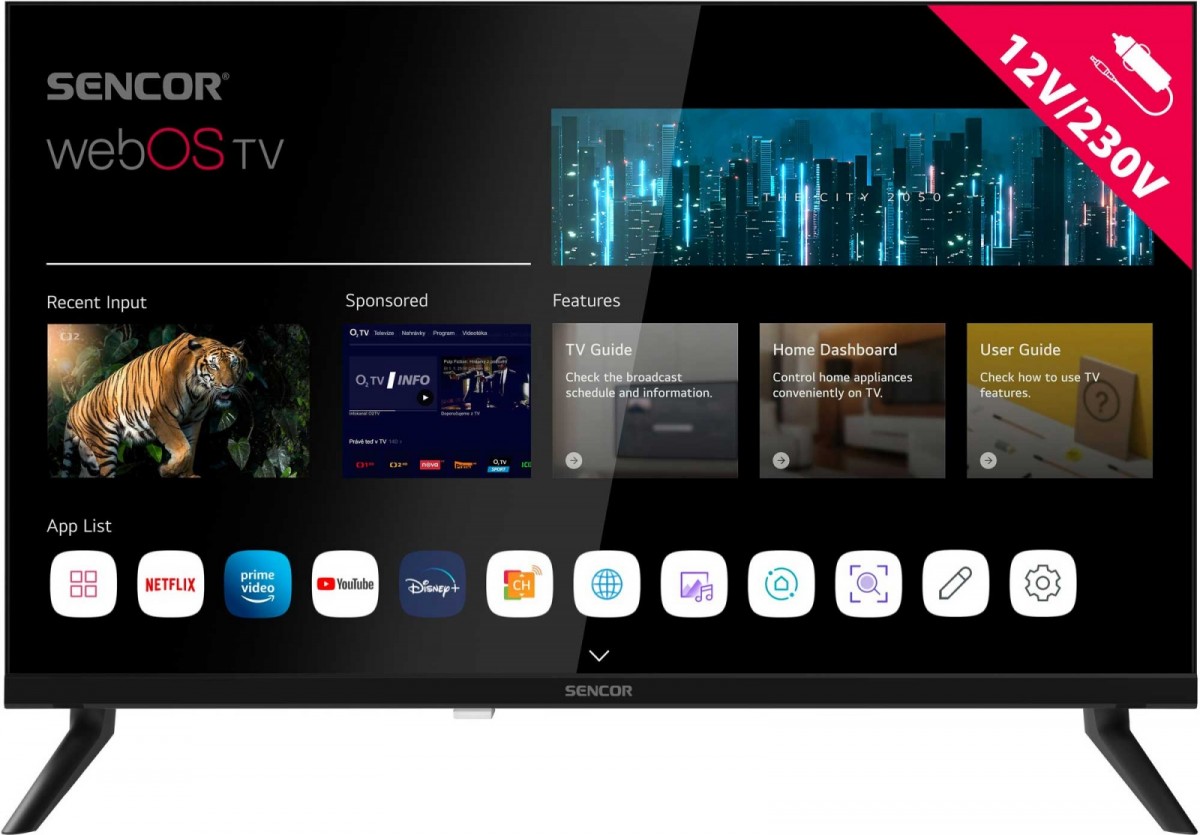 24 colių išmanusis televizorius lg su webos
