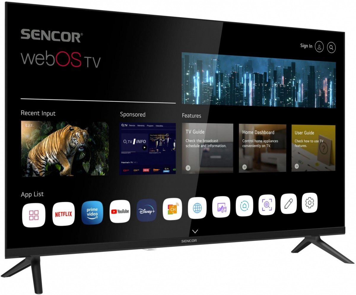 32 colių lg išmanusis televizorius su webos