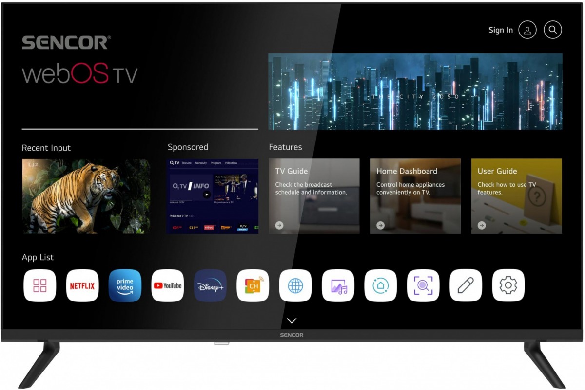 32 colių lg išmanusis televizorius su webos