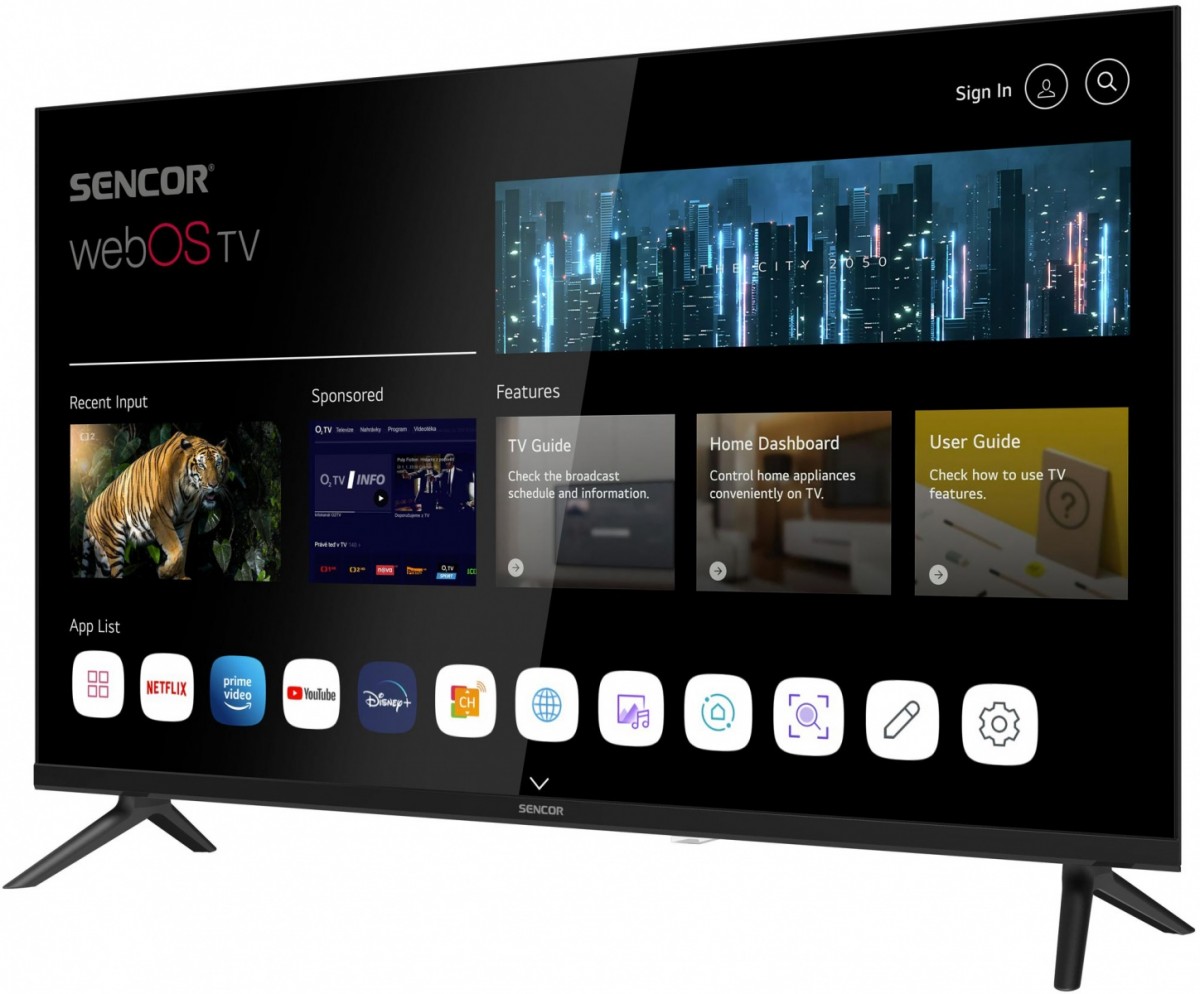 32 colių lg išmanusis televizorius su webos