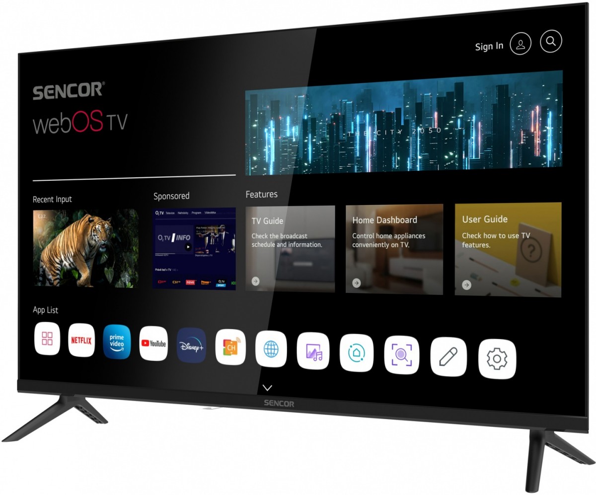 32 colių lg smart televizorius su webos