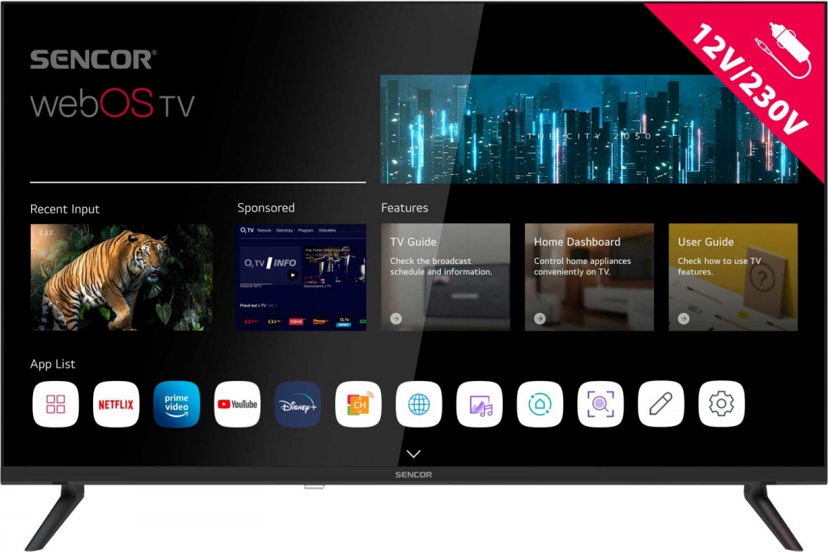 32 colių lg smart televizorius su webos