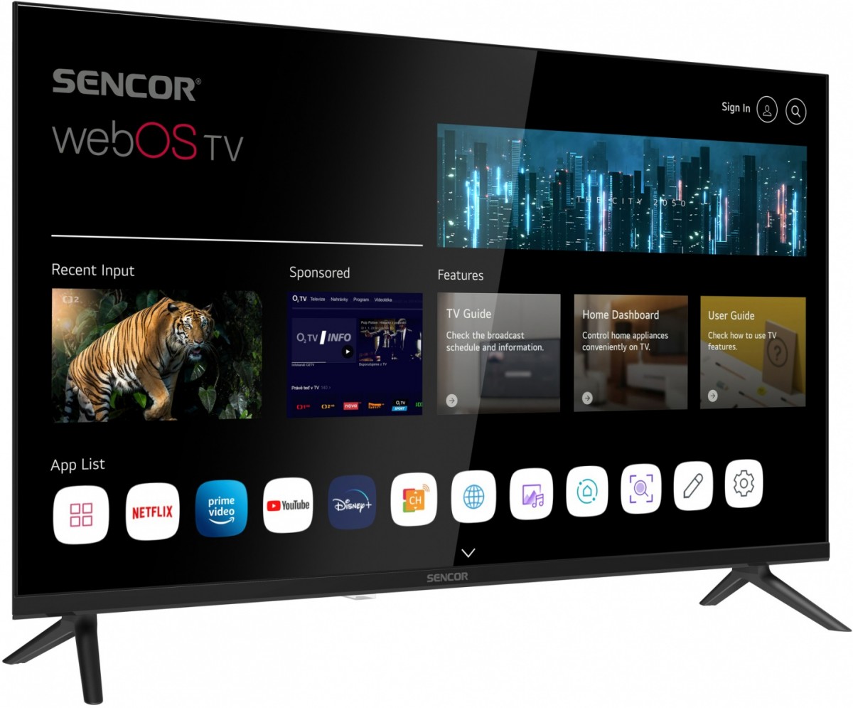 32 colių lg smart televizorius su webos