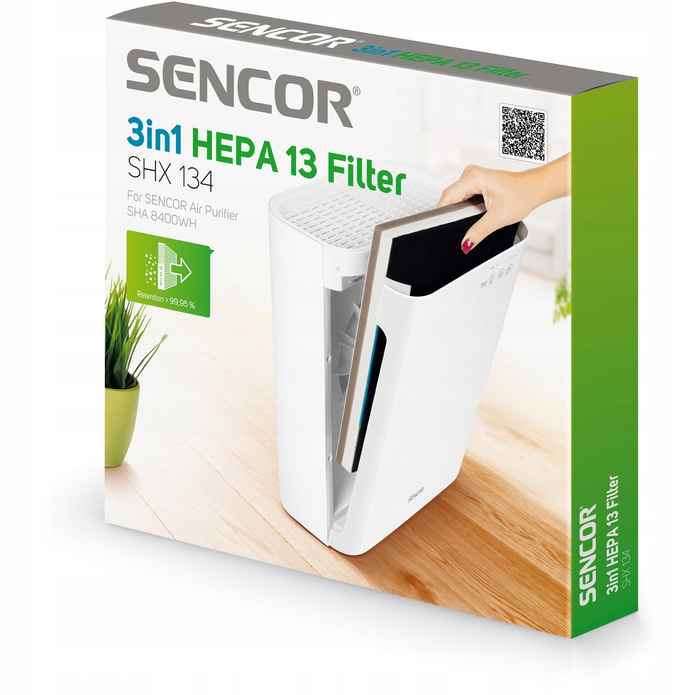 3in1 HEPA-13 filtras oro valytuvo modeliui SENCOR SHA 8400WH