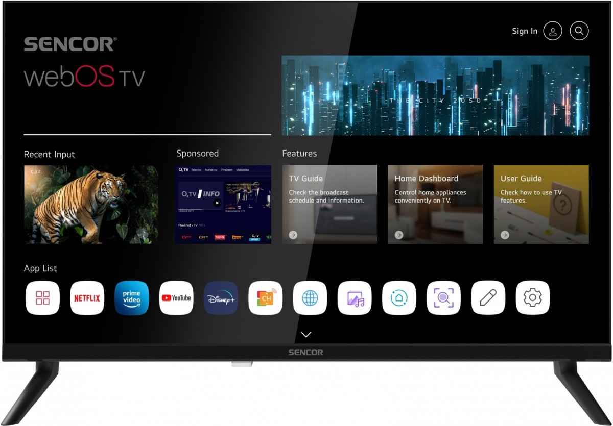 LG 24 colių išmanusis televizorius su webOS